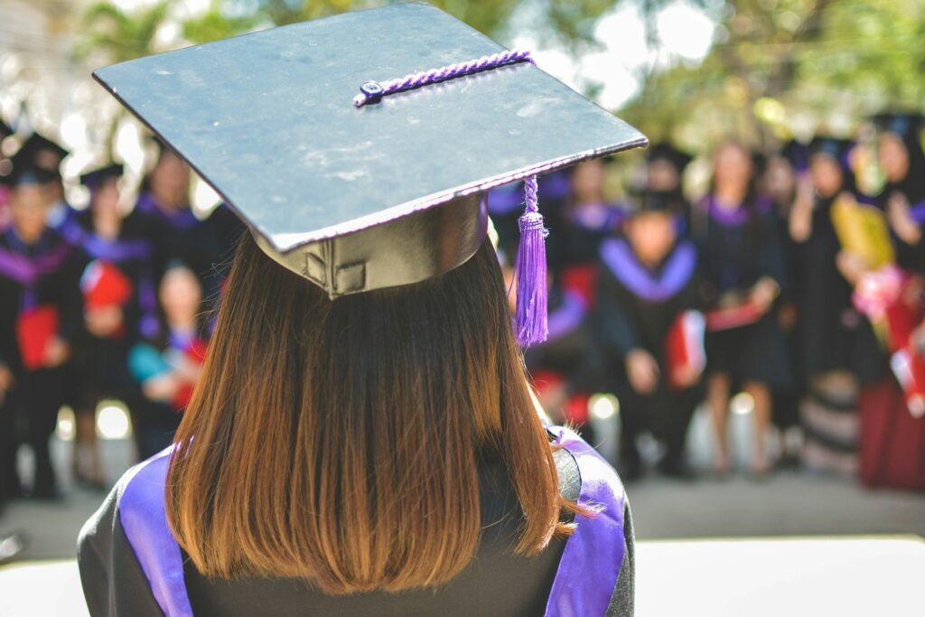 Photo by <a href="https://unsplash.com/@mdesign85?utm_content=creditCopyText&utm_medium=referral&utm_source=unsplash">MD Duran</a> on <a href="https://unsplash.com/photos/woman-wearing-academic-cap-and-dress-selective-focus-photography-1VqHRwxcCCw?utm_content=creditCopyText&utm_medium=referral&utm_source=unsplash">Unsplash</a>       